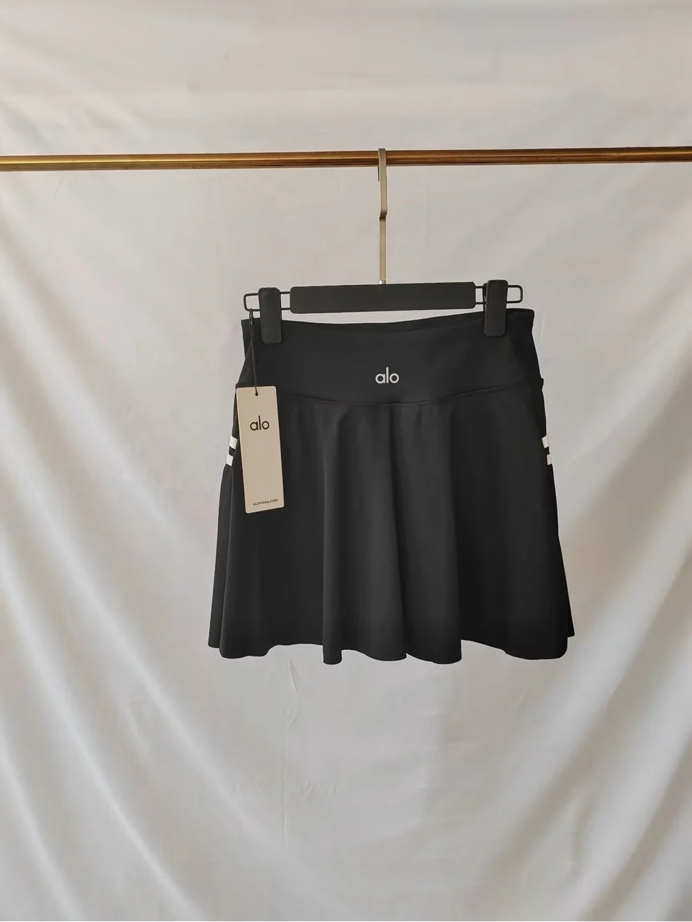 ALO Yoga Black Athletic Skirt